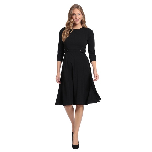 London Times Dresses & Skirts - London Times women’s Side Tab Fit & Flare Dress